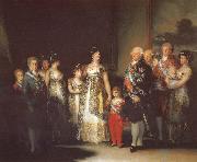 Francisco Goya Charles IV with his family oil